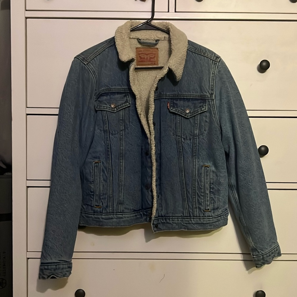 Levi’s XL fur Jean jacket